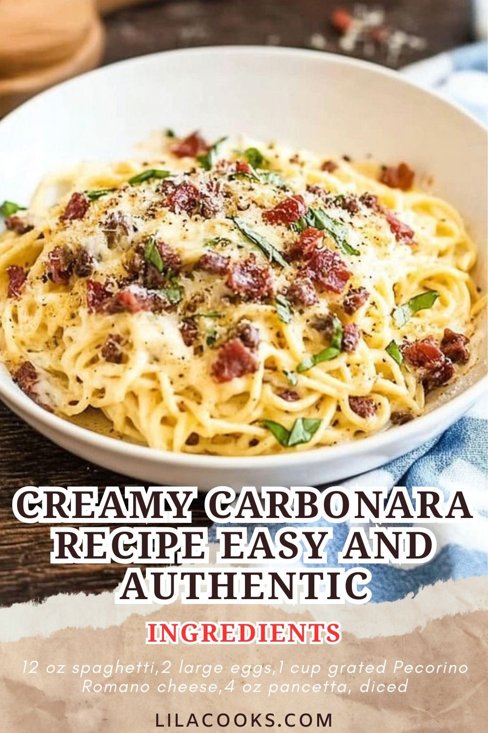Creamy Carbonara Recipe Easy And Authentic Creamy Carbonara Recipe Easy And Authentic