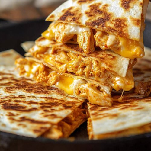 Chicken and Cheese Quesadilla That Never Stays on the Plate easy recipe