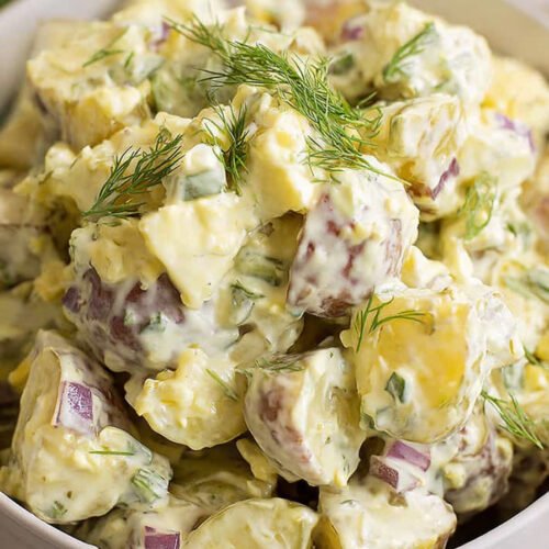 Dill Pickle Potato Salad easy recipe