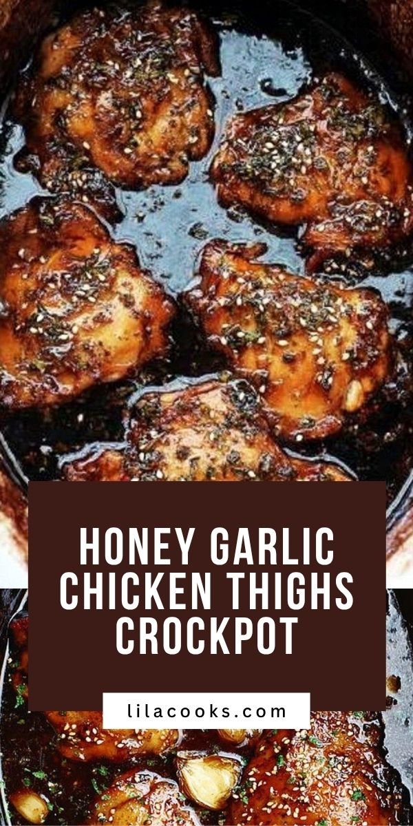 Crockpot Honey Garlic Chicken Recipe save this recipe