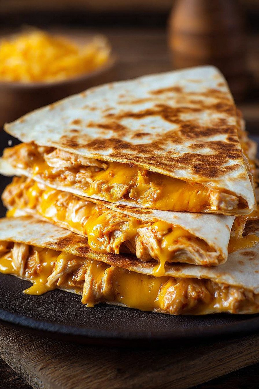 Chicken and Cheese Quesadilla That Never Stays on the Plate final result
