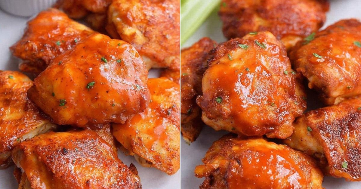Buffalo Chicken Thighs – Oven or Air Fryer recipe photo