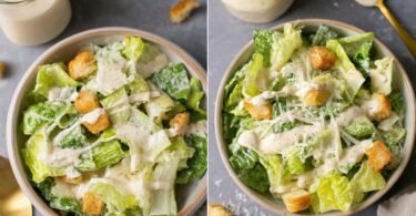 The Best Healthy Caesar Dressing for Healthy Caesar Salad recipe photo