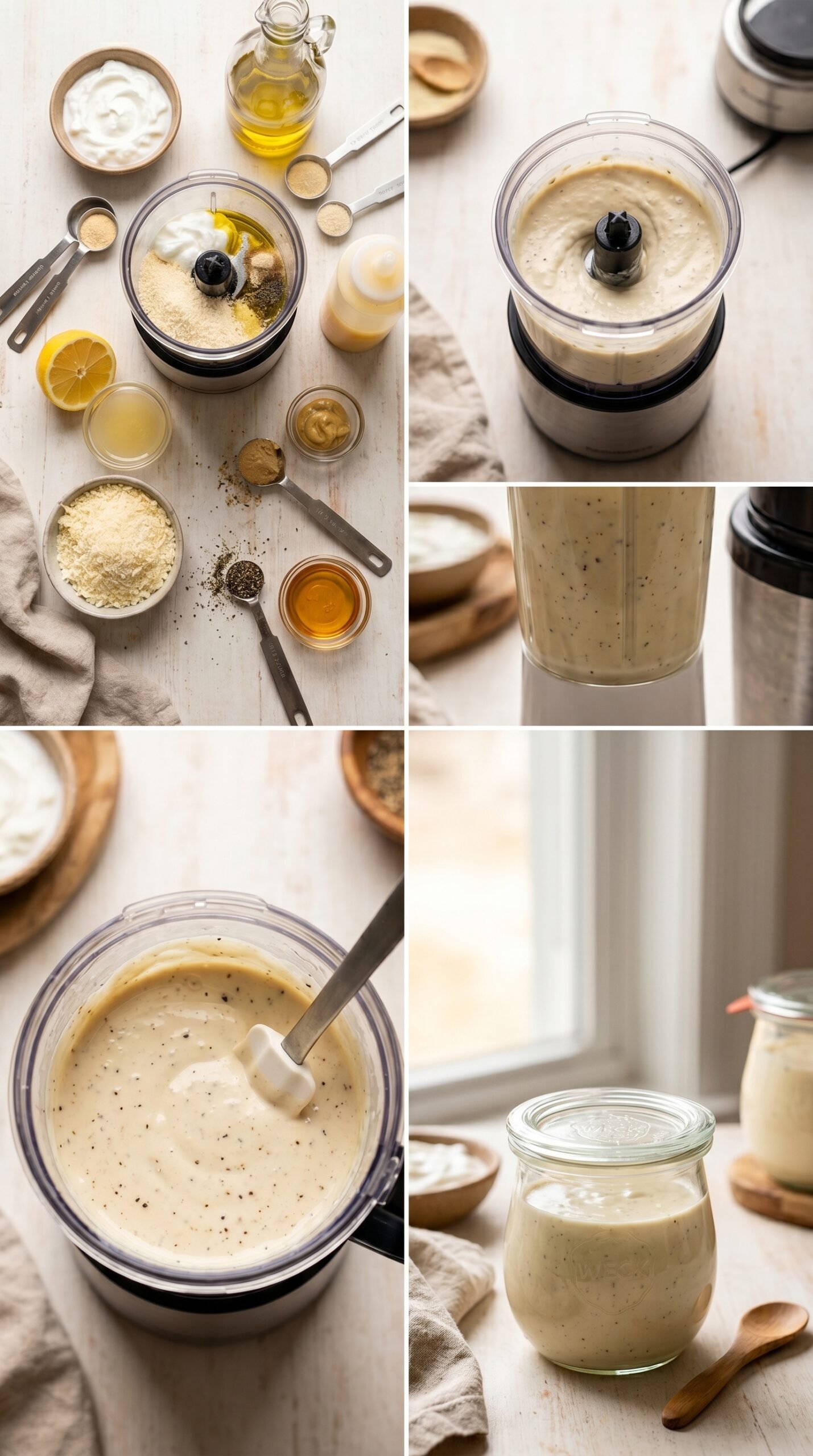The Best Healthy Caesar Dressing for Healthy Caesar Salad recipe instructions