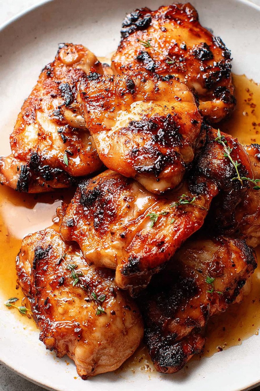 Blackstone Chicken Thighs with Garlic Butter Soy Glaze extra recipe photo
