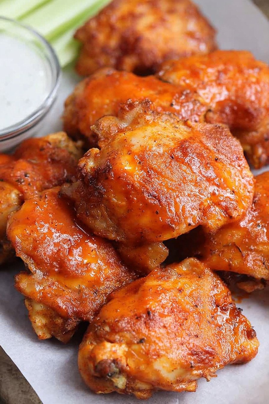 Buffalo Chicken Thighs – Oven or Air Fryer extra recipe photo