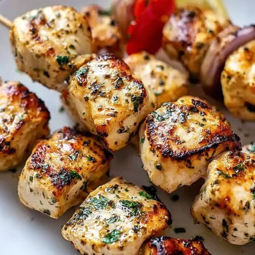 Easy Greek Marinated Chicken Kabobs extra recipe photo