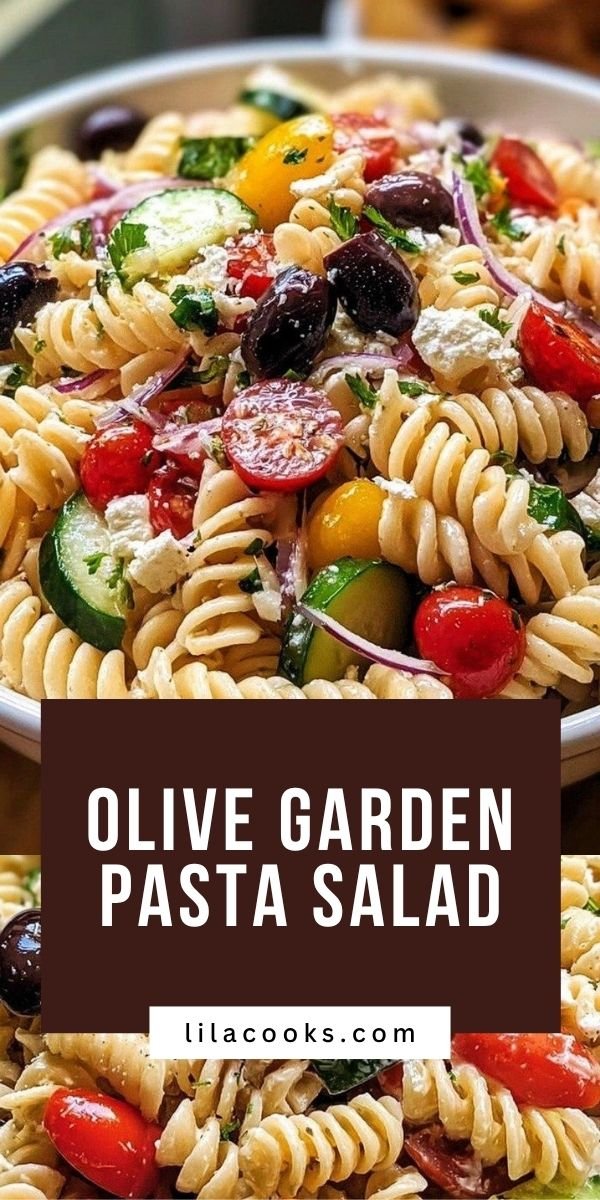 Olive Garden Pasta Salad With Creamy Italian Dressing save this recipe