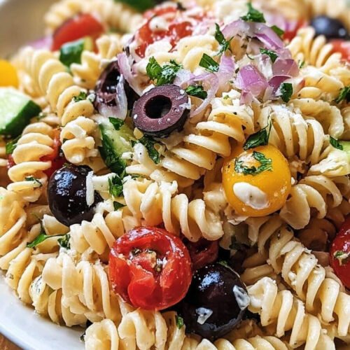 Olive Garden Pasta Salad With Creamy Italian Dressing extra recipe photo