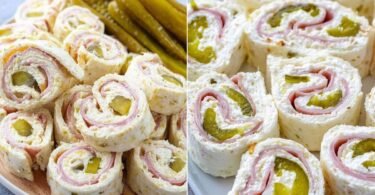 Pickle Dip Pinwheels with Cream Cheese, Ham, and Dill Pickles recipe photo
