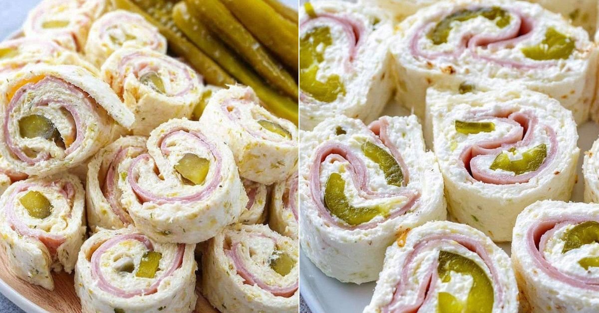 Pickle Dip Pinwheels with Cream Cheese, Ham, and Dill Pickles recipe photo