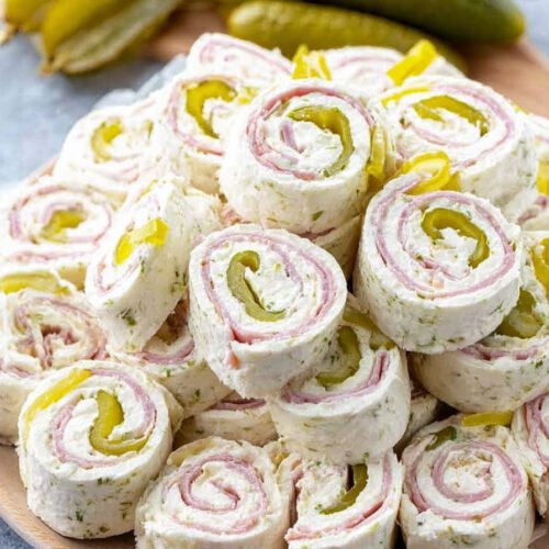 Pickle Dip Pinwheels with Cream Cheese, Ham, and Dill Pickles extra recipe photo