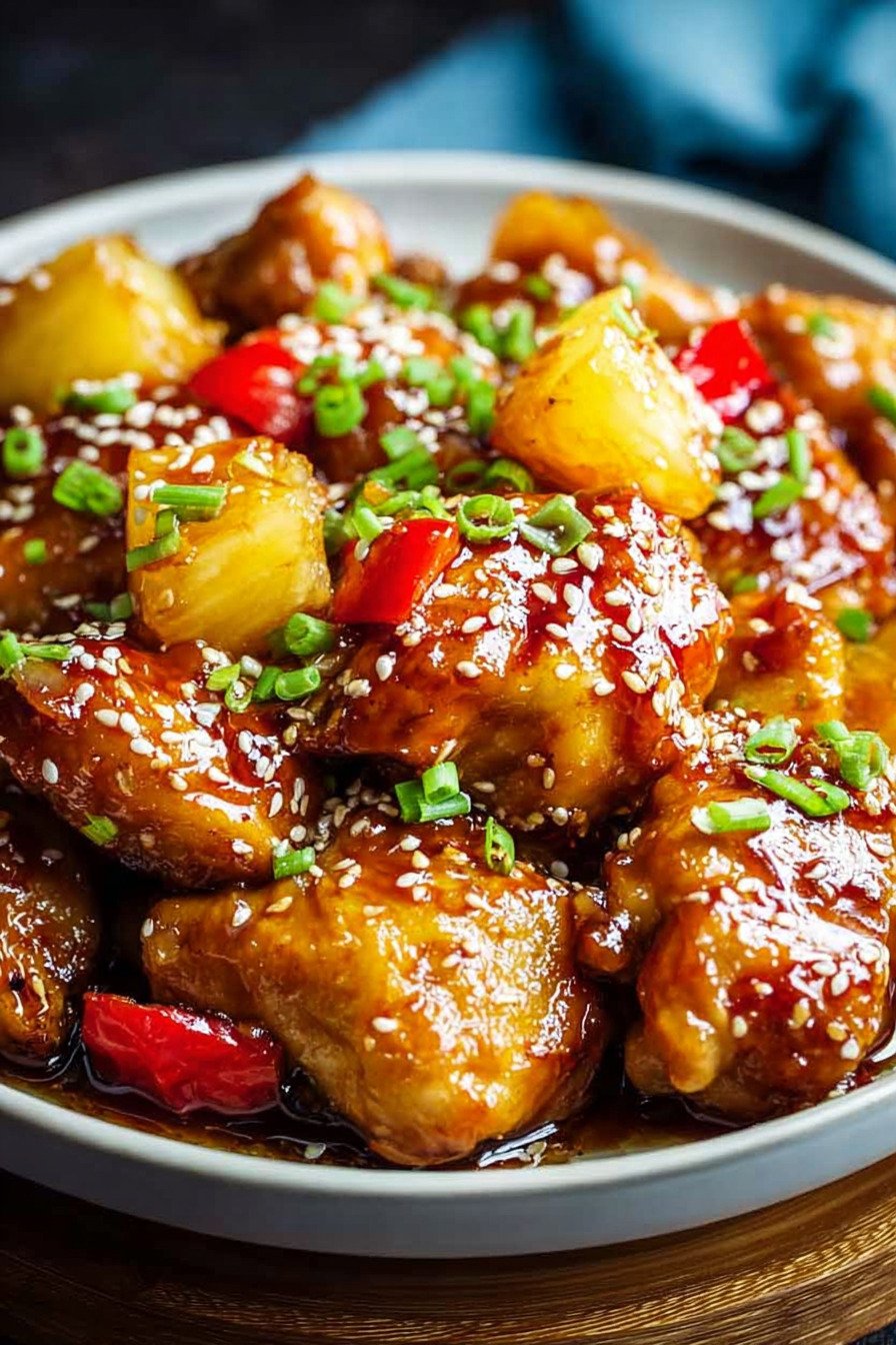 Sweet Hawaiian Crock pot Chicken Recipe for Tender Pineapple Chicken extra recipe photo