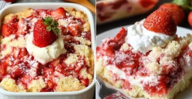 Strawberry Cheesecake Dump Cake Recipe recipe photo