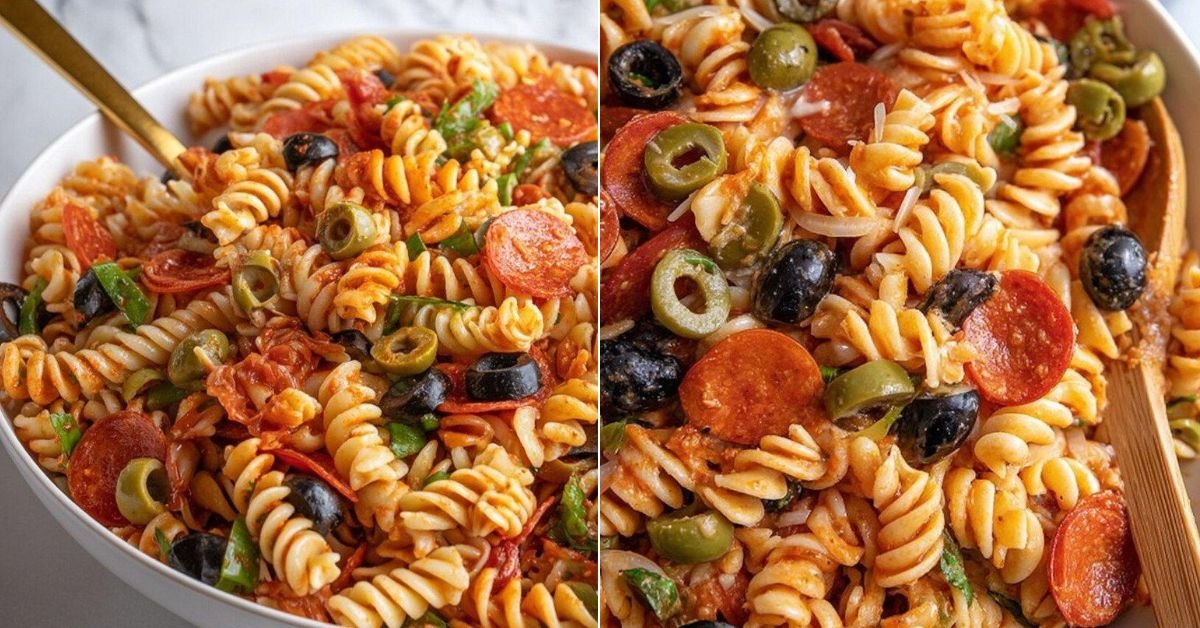 Easy Pizza Pasta Salad Recipe recipe photo