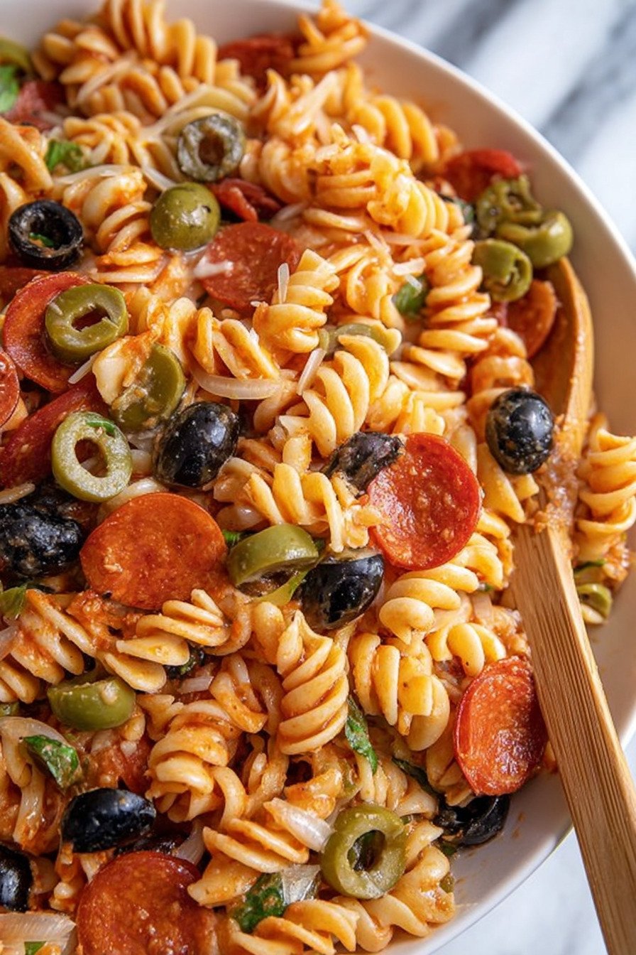 Easy Pizza Pasta Salad Recipe recipe tips