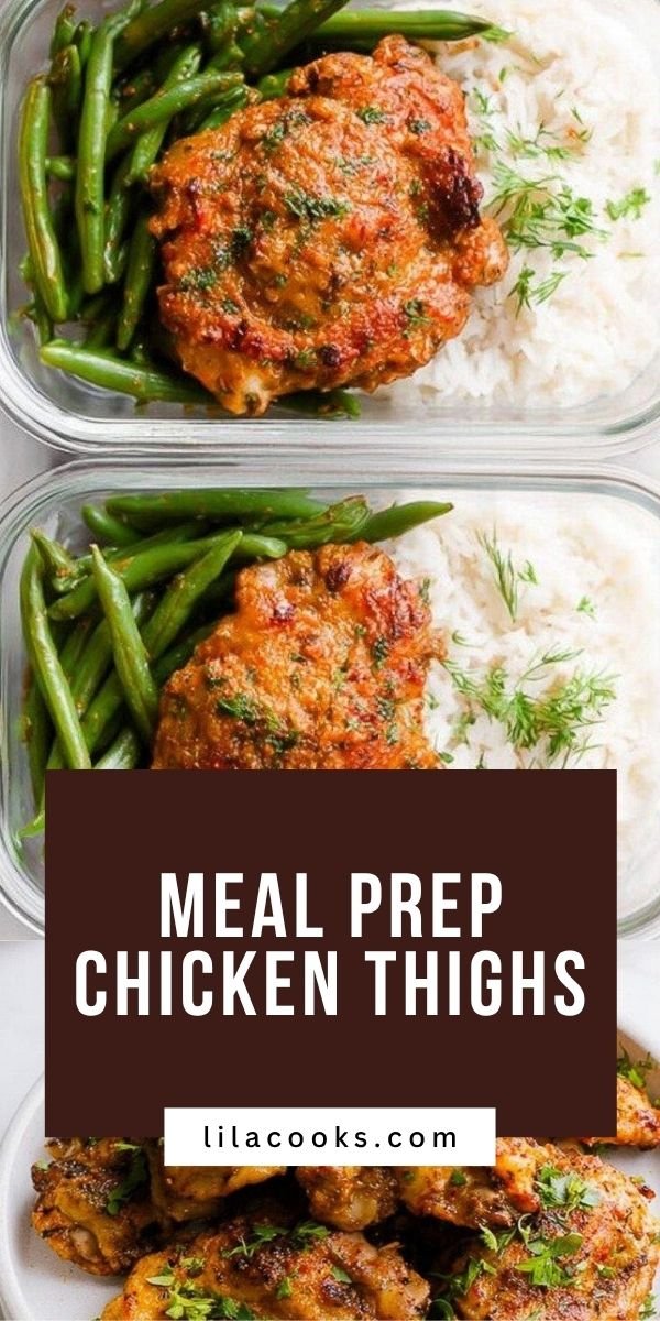 Perfect Meal Prep Chicken Thighs for Juicy Weekly Lunches save this recipe