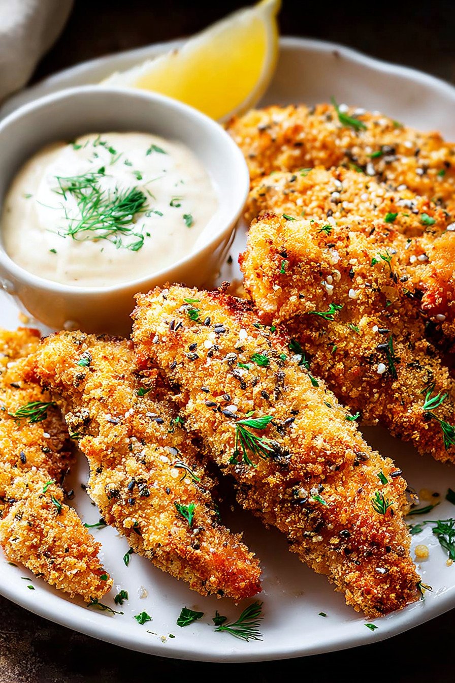 Crispy Oven Baked Chicken Tenders extra recipe photo