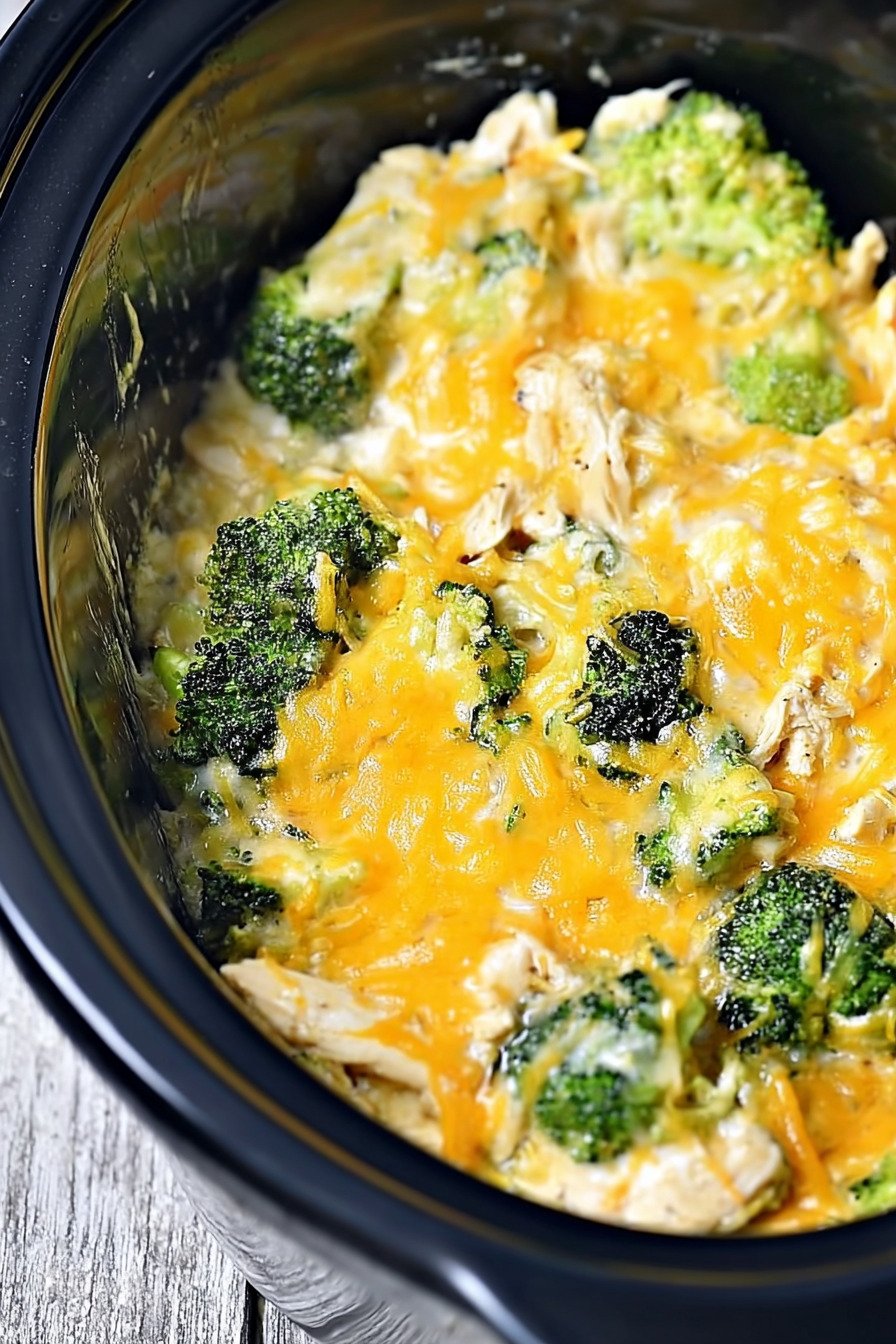 Keto Crockpot Chicken and Broccoli | Easy Cheesy Casserole extra recipe photo