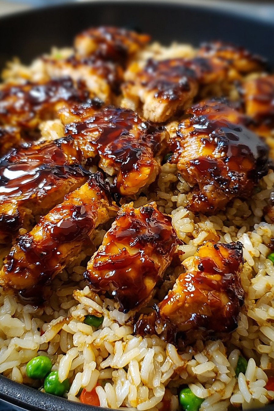 One-Pan Bold Honey BBQ Chicken Rice – Irresistible Comfort Meal extra recipe photo
