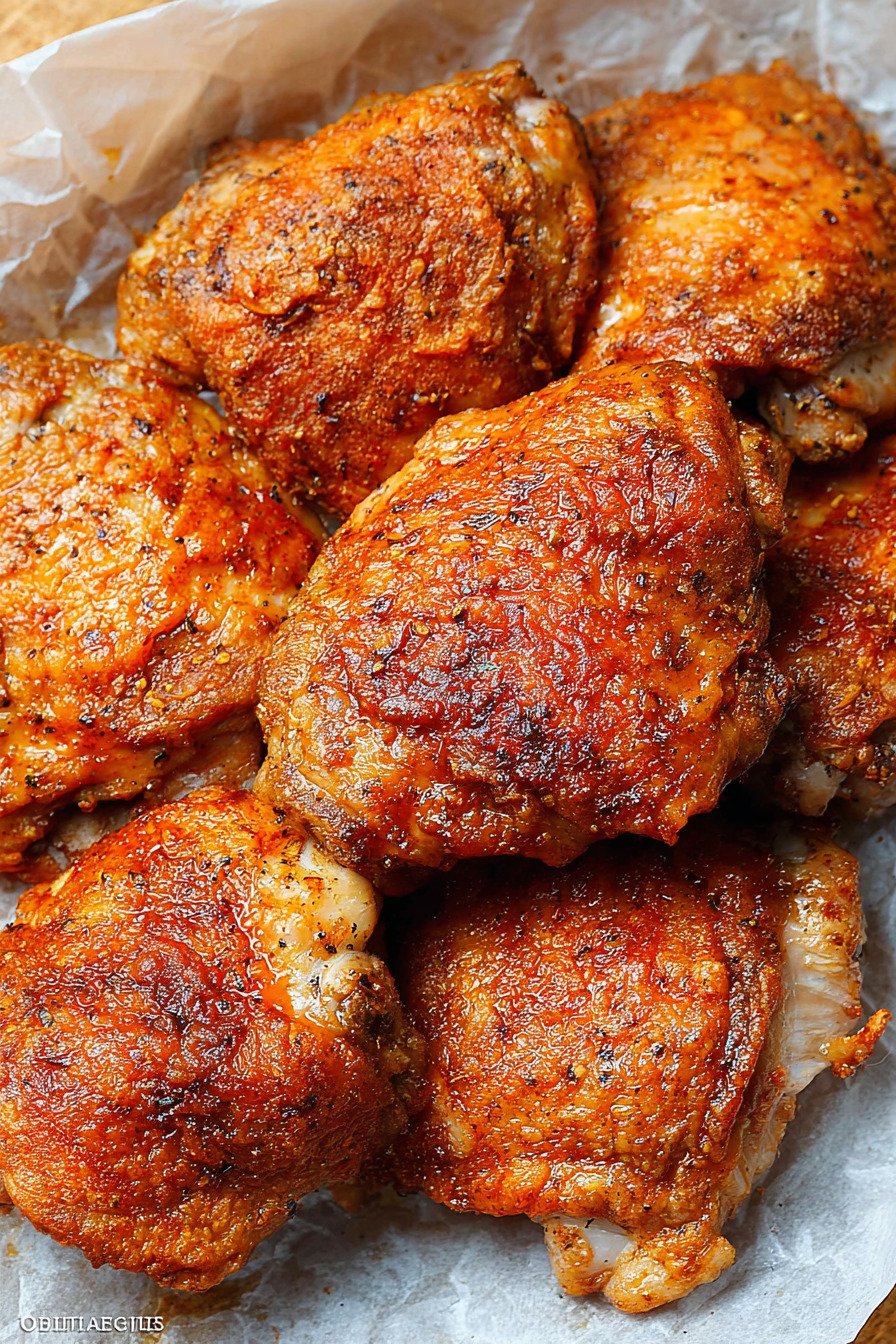 Extra Crispy Oven-Fried Chicken Thighs extra recipe photo
