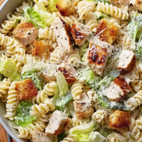 30-Minute Chicken Caesar Pasta Salad | Easy & Flavorful Recipe extra recipe photo