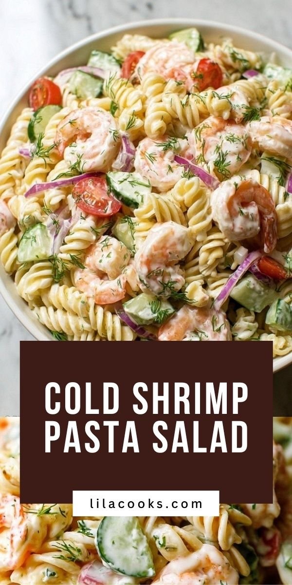 Cold Shrimp Pasta Salad Recipe save this recipe