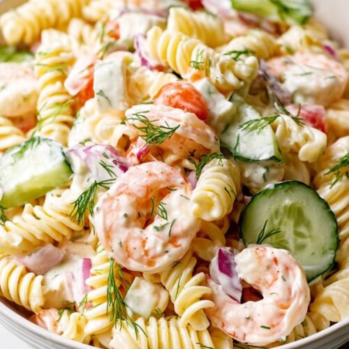 Cold Shrimp Pasta Salad Recipe extra recipe photo