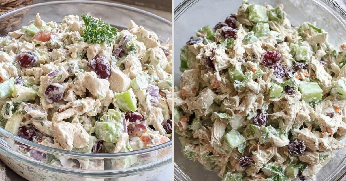 Healthy Chicken Salad Recipe with Greek Yogurt, No Mayo recipe photo