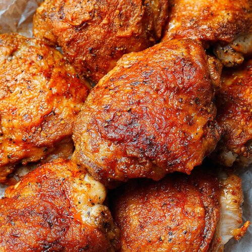 Extra Crispy Oven-Fried Chicken Thighs extra recipe photo